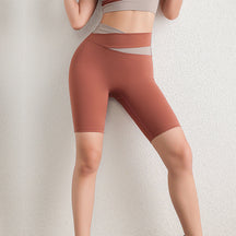 2024 new high-waist hip-lifting five-point fitness pants