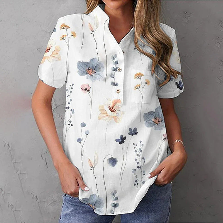 2024 New style casual printed shirt