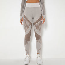 2024 New Seamless Knit Moisture Wicking Yoga Pants