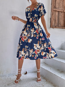 2024New small floral print dress