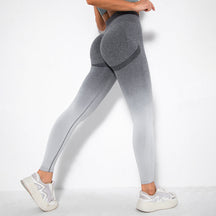 2024 new seamless gradient hip yoga pants