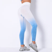 2024 new knitted seamless gradient yoga pants