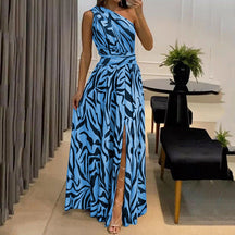2024 New Backless Printed Dress
