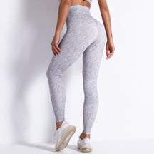 2024 new buttocks printed yoga pants