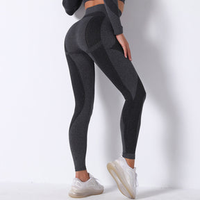 2024 new seamless knitted hip yoga pants